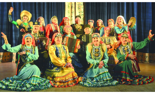 Фольклорный ансамбль “Дуслык”. Город Салават The folk ensemble Duslyk. Salavat