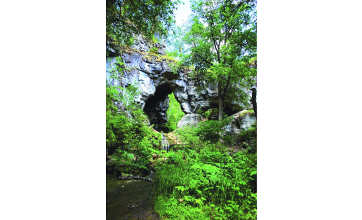 Национальный парк “Башкирия”. Куперлинский карстовый мост The Bashkiriya national park. The Kuperlinsky karst bridge