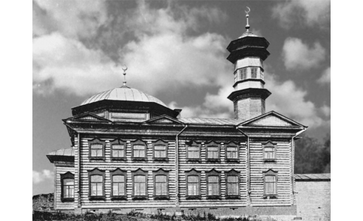 Романтизм с элементами мусульманской архитектуры. Здание Пятой соборной мечети в Уфе. 1909. Фото нач. 20 в.