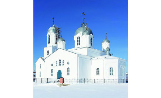 Церковь Вознесения Господня в д.Вознесенке Учалинского района The Church of the Ascension in Derevnya Voznesenka, Uchalinsky Raion